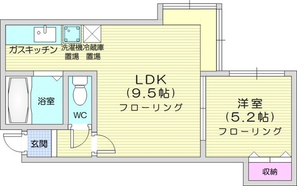 元町駅 徒歩1分 2階の物件間取画像